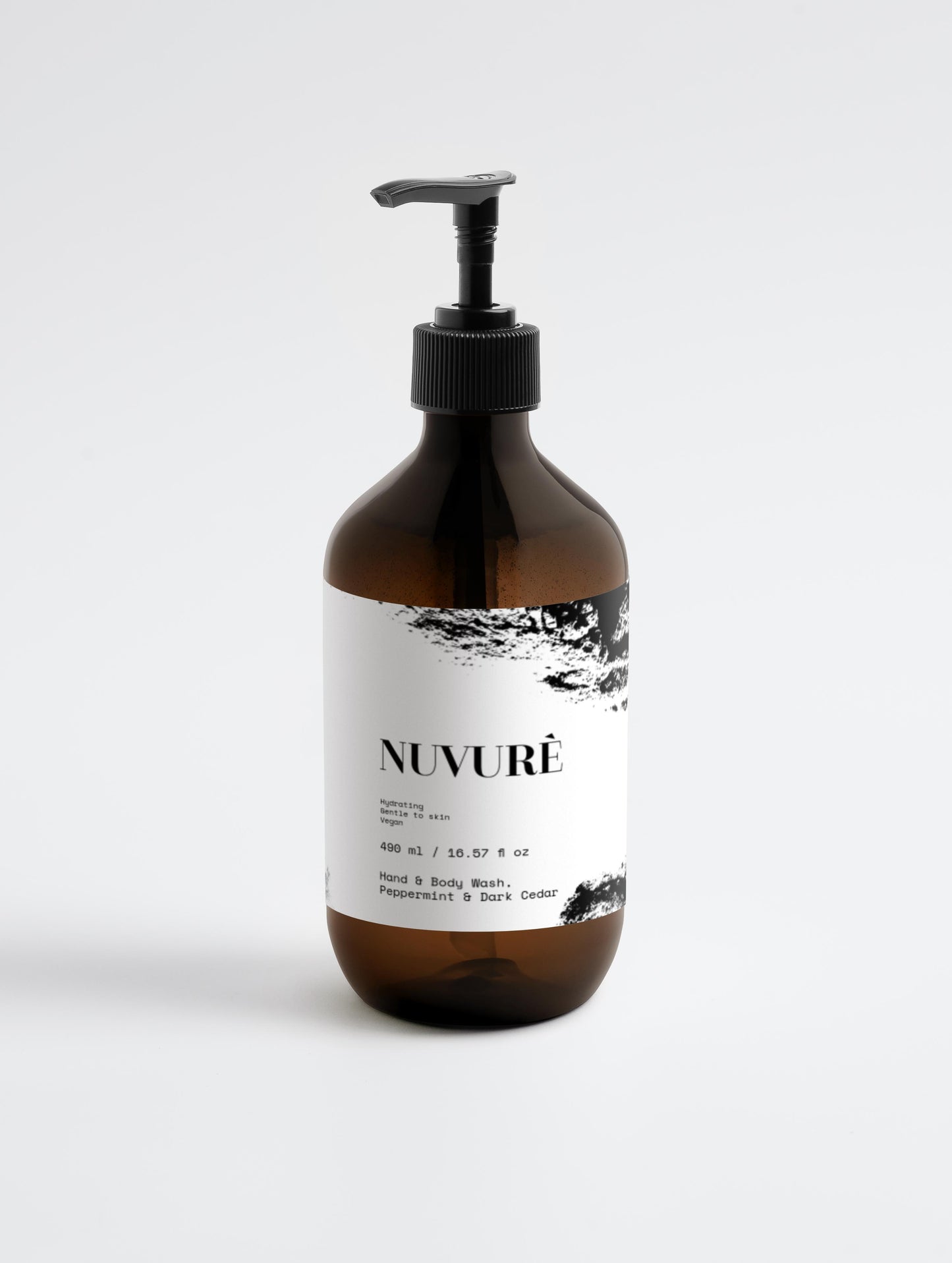 Hand & Body Wash, Peppermint & Dark Cedar
